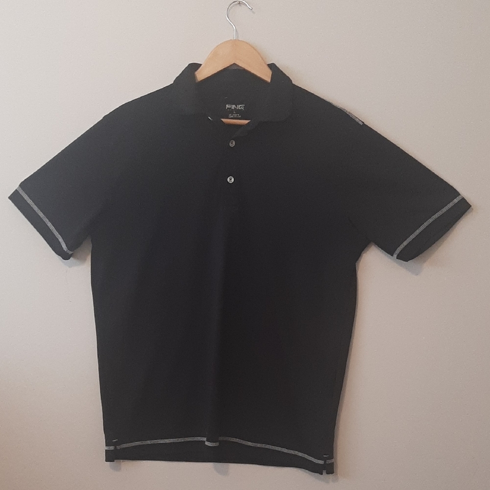 Ping golf shirt size large black